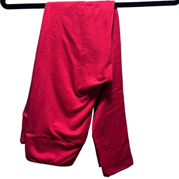 NWOT LulaRoe OS Soft Leggings One Size  2-10 Small-Large Cherry/Raspberry Red - Picture 6 of 9